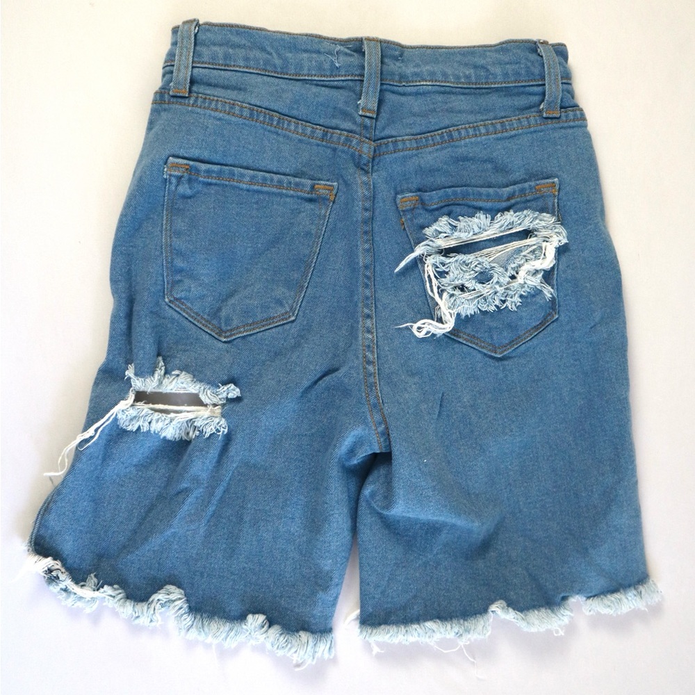 Ripped Jean Shorts - Picture 3 of 6